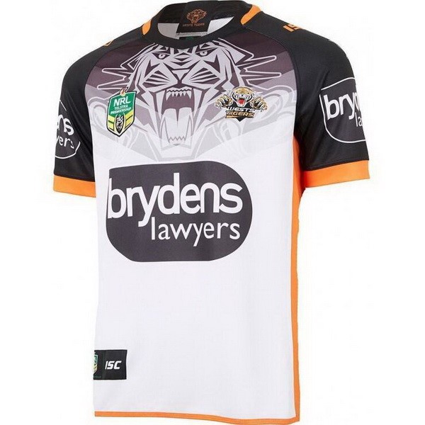 Camiseta Wests Tigers 2ª 2018 Blanco